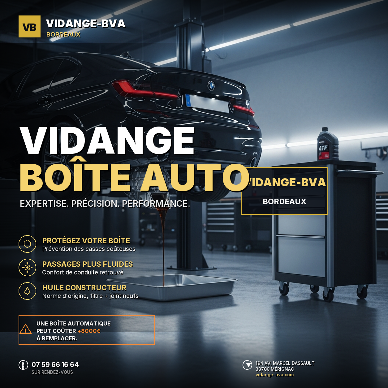 Atelier Vidange-BVA Bordeaux