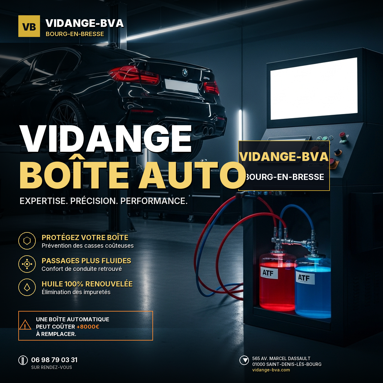 Atelier Vidange-BVA Bourg-en-Bresse
